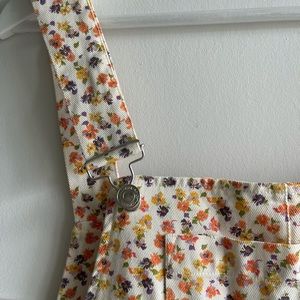 ZARA FLOWER OVERALLS SIZE M